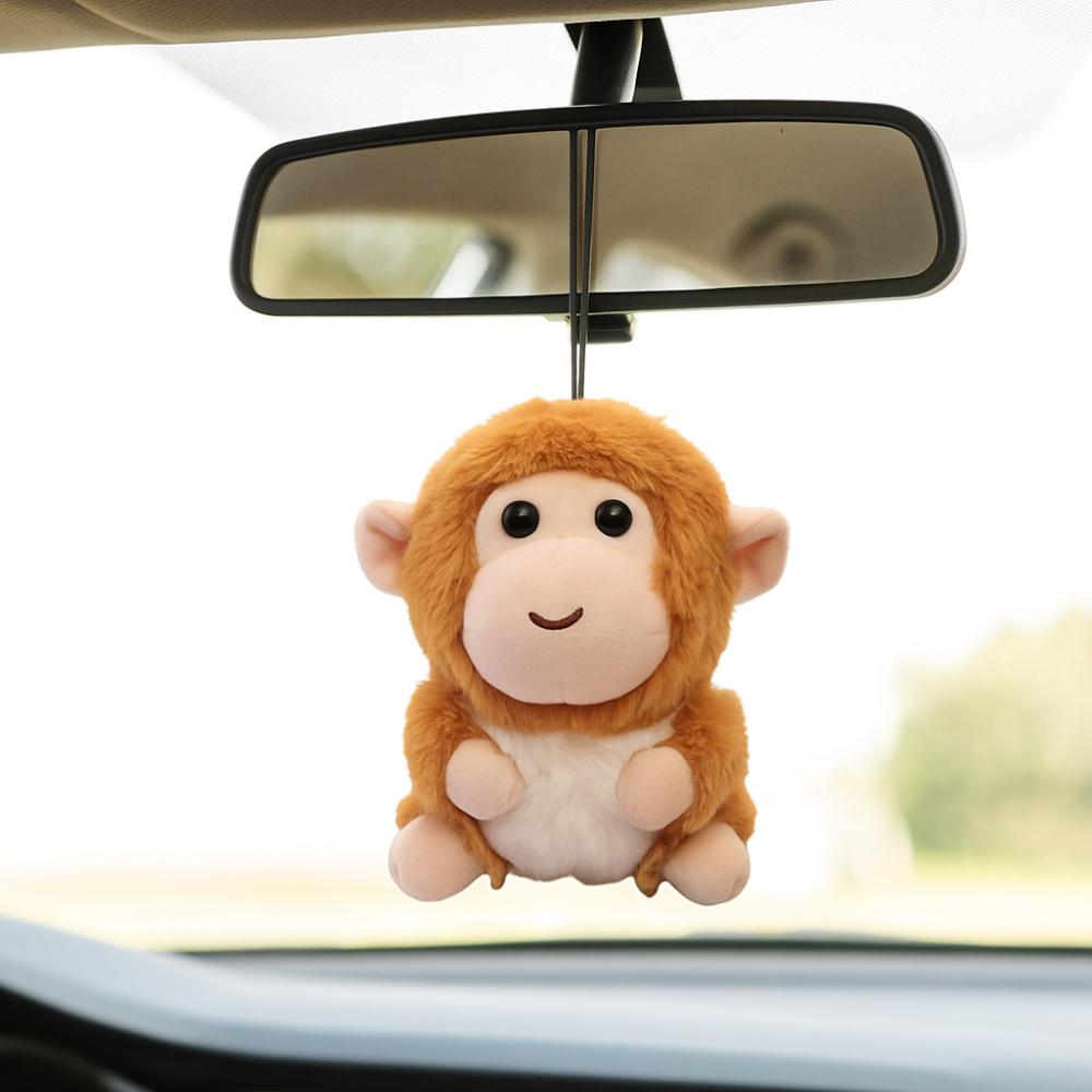Plush Doll Monkey Plush Toy Soft Fur Monkey Car Pendant Little Monkey Pendant Bag Pendant