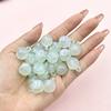 30Pcs/14.8*19.3mm With Hole Jelly Colored Round Beads Craft DIY Handmade Material DIY Beading Accessory Acrylic For Necklace Earrings Making  Beads