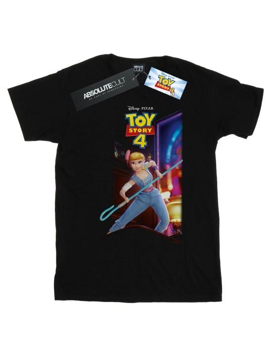 Disney Mens Toy Story 4 Bo Peep And Giggle McDimples Poster T-Shirt