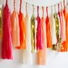 5Pcs Tissue Paper Tassel Garland Bunting Party Wedding Birthday DIY Pom Poms Decor