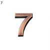 0-9 Modern House Door Plaque Address Number Digit Plate Sign Decoration ARI