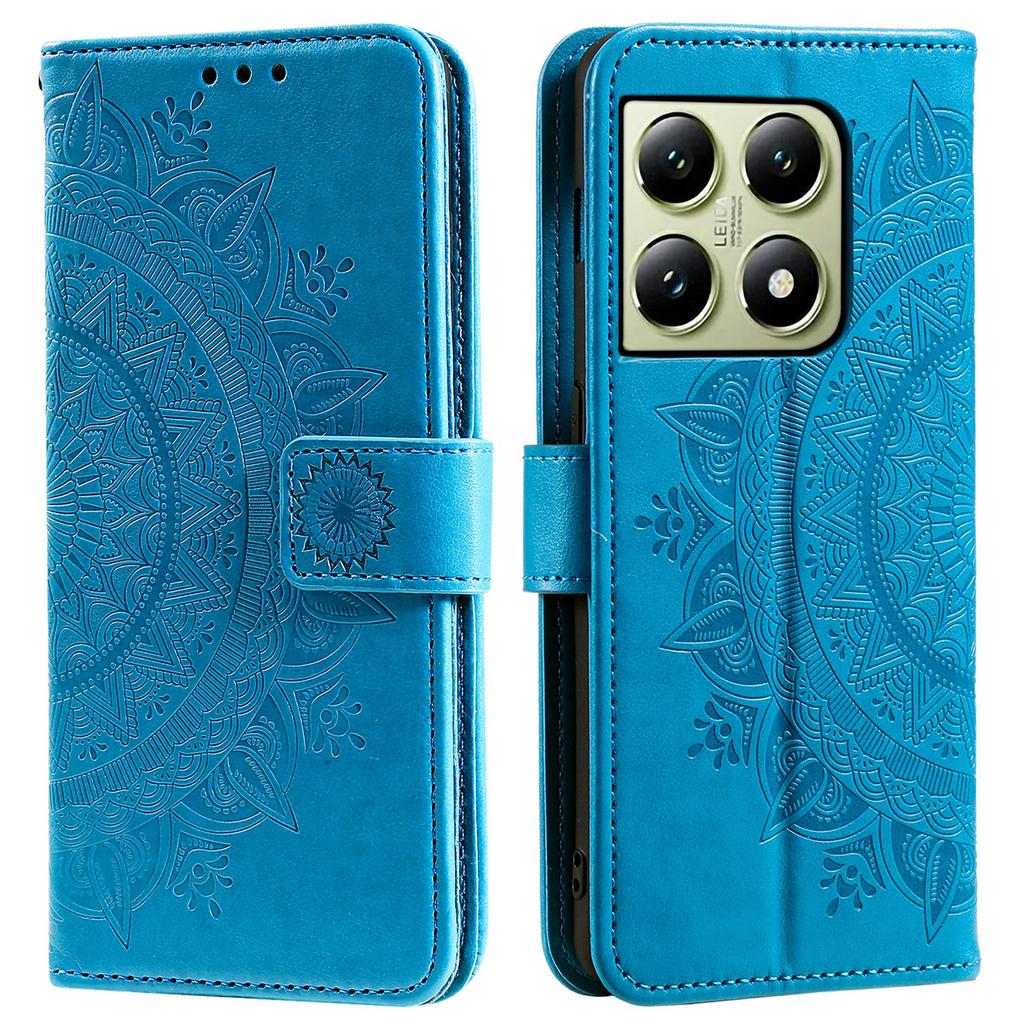 Для Xiaomi 14T Чехол-подставка с оттиском тотема Кошелек из ПУ-кожи Чехол для телефона