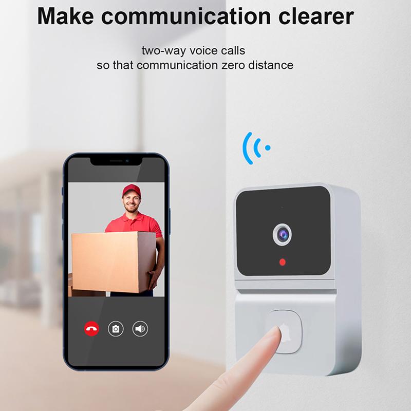 Wireless Smart Visual Doorbell Two-way Intercom Infrared Night Vision Remote Monitoring Security System Wifi Video Door Bell