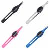 Colorful Stainless Steel Tweezer Non-slip Handle False Eyelash Tweezers Makeup Tool Women