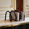 Creative Spring-Loaded Rotating Shelf, Ins Aesthetic Desk Organizer, Metal Bookshelf, Home Magazine Display