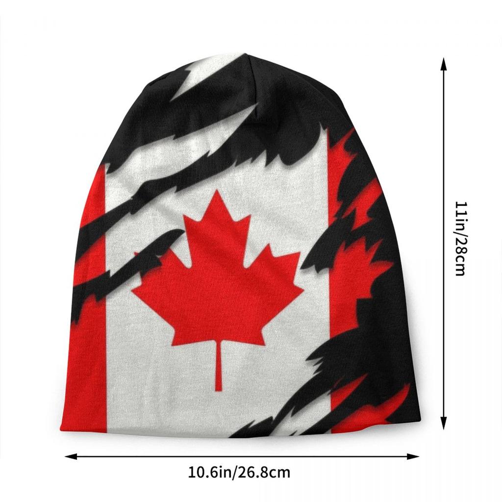 Шапки с флагом Канады, шапки-бини, модные зимние теплые шапки унисекс, женская вязаная шапка для взрослых, унисекс, канадские гордые шапки с капюшоном