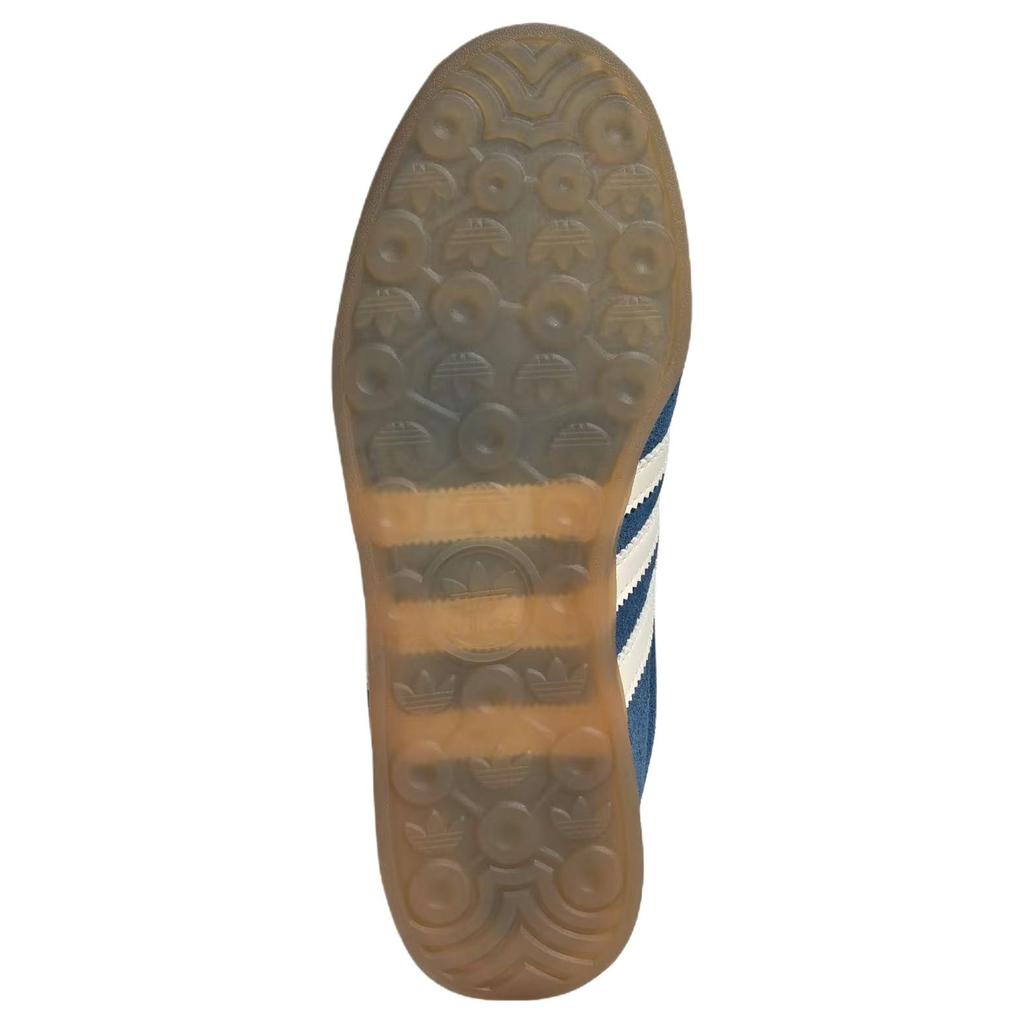 adidas Оригинальные Низкие Скейтбордические Кроссовки GAZELLE Унисекс Синий Бежевый IH6941