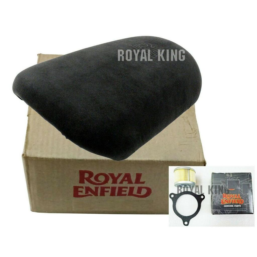 Royal Enfield Touring Passenger Seat Black With Free Oil Filter Himalayan 411cc