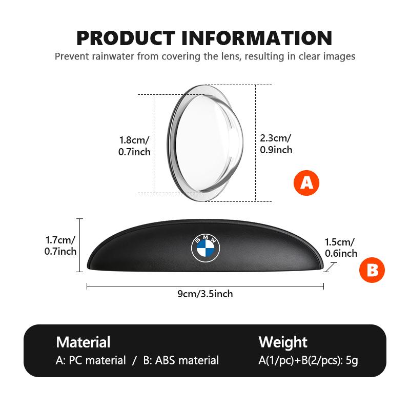 Universal Car Camera Waterproof Dustproof Lens Protector Cover For BMW M 1 3 4 5 6 7 Series X1 X3 X4 X5 G20 G38 F48 E36 E39 FC3