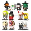 MOC Фигурки из фильмов ужасов Кирпичики It Лидия Мумия Ведьма Тыква Совместимые Строительные Блоки Игрушки Для Детей Друзей Хэллоуин Подарки