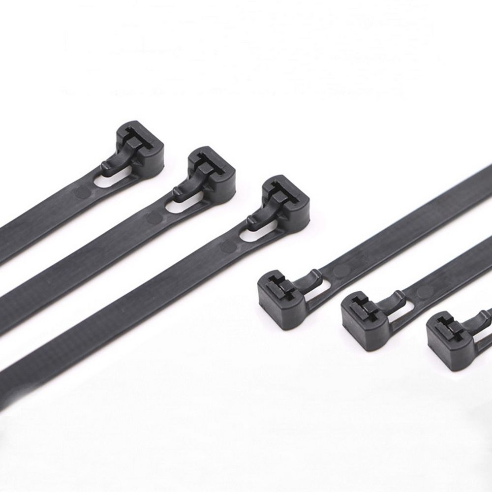 100 шт. Прочные многоразовые самоблокирующиеся нейлоновые кабельные стяжки, хомуты, оберточная лента, для связывания проводов