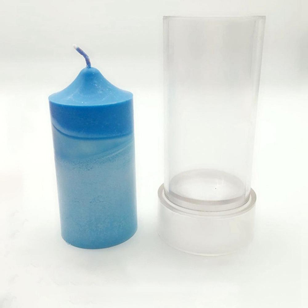 DIY Soy Ice Flower Embossed Ornaments Columnar Candle Mold Aromatherapy Wax Model Home Deor