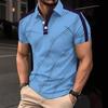 New 2025 Summer New Fashion Trend Casual Versatile Small Dot Men's Short-sleeved POLO Shirt
