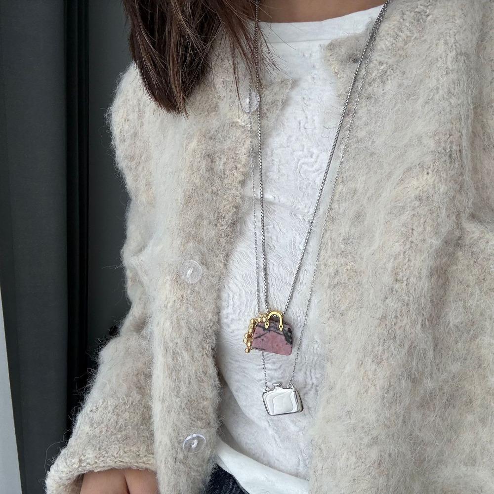 Temperament Long Sweater Chain Retro Bottle Pendant Necklace Portable Fashion Jewelry  Friends