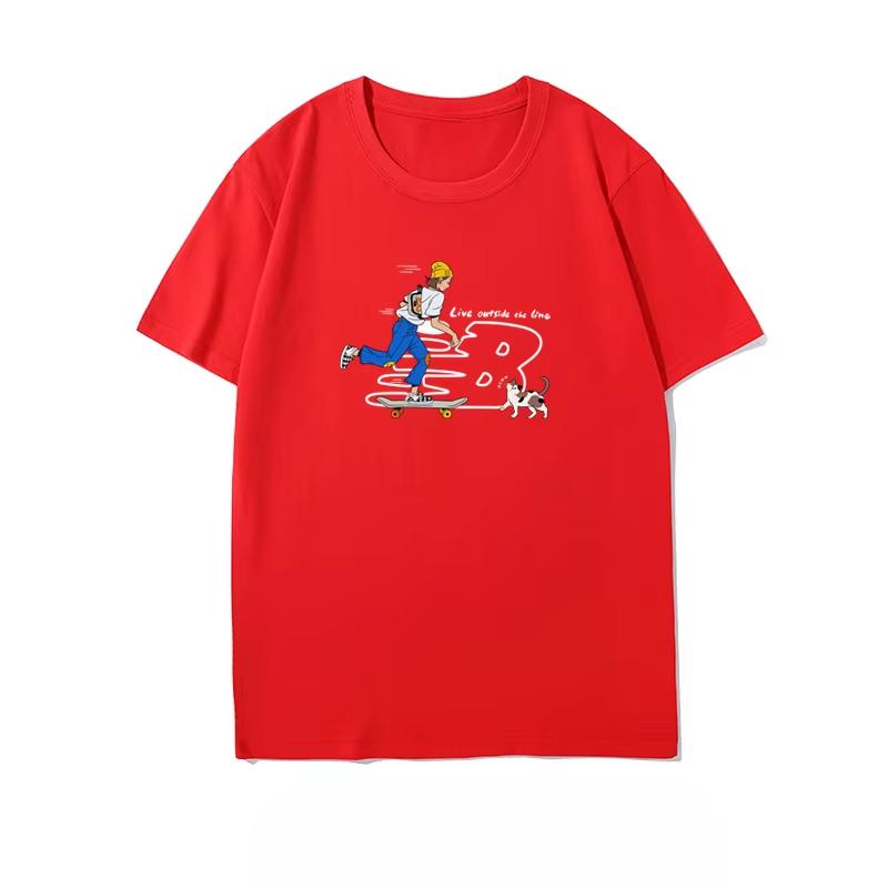 Летний модный тренд Мужская и женская футболка с коротким рукавом Высококлассный модный бренд 100% хлопок Футболка с принтом