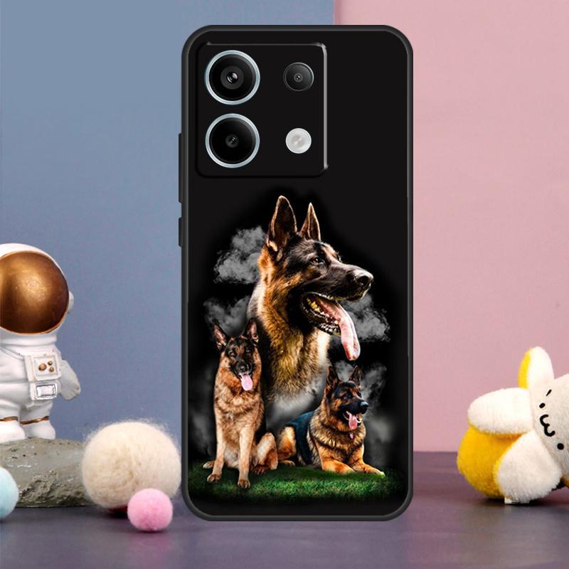 Чехол для телефона Xiaomi Redmi Note 14 9 10 11 12 13 15 Pro Plus Redmi 15 15C 10C 12C 13C 14C с изображением немецкой овчарки