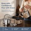 Top Handle Gooseneck Stovetop Kettle Stainless Steel Tea Kettle With Infuser  For Gas Stove