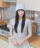 Двусторонняя шапка-бини Kiibi Cozy Stripe небесно-голубая