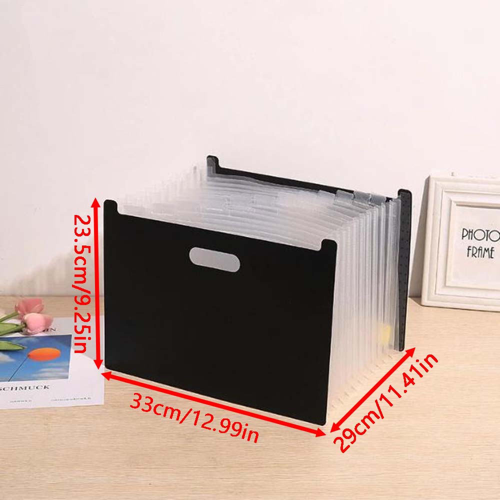 1 шт. Папка формата А4, многослойная сумка для органов, коробка для 13 больших файлов, ручка для удобства переноски