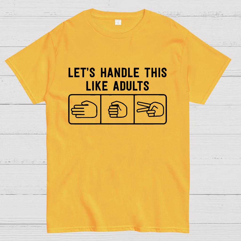 Rock Paper Scissors Cotton Summer Casual Cool Loose T-Shirt