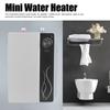 8L Electric Mini Tank Water Heater Electric Hot Water Heater with Upper Water Outlet for Kitchen EU 220V White Black