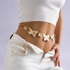 Punk Metal Three-dimensional Hollow Butterfly Waist Chain Trend Metal Body Chain Hip-hop Sexy Summer Beach Jewelry