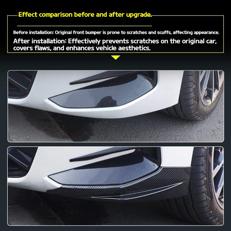 For BMW3 5 series i3 G20 G60 2023-2025 Front bumper corner protection trim front lip front bumper impact bar exterior component