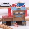 Toddler Wooden Barrel 88-piece Electric Train Track Children's Car Boys and Girls Educational Assembling Toys