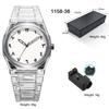 Classic Men's Watch Plastic Granular Belt Business Exquisite Waterproof Explosive Matte Oil Quartz Watch Fashion