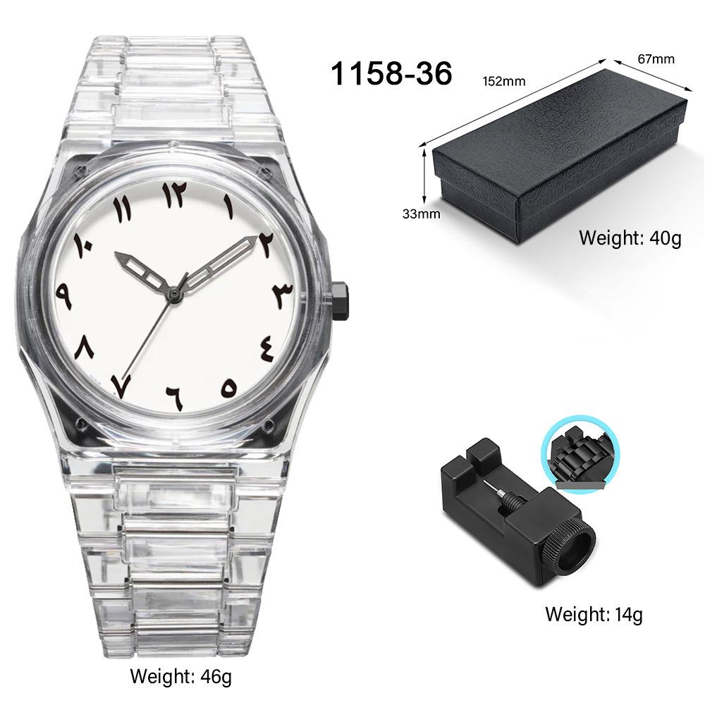 Classic Men's Watch Plastic Granular Belt Business Exquisite Waterproof Explosive Matte Oil Quartz Watch Fashion