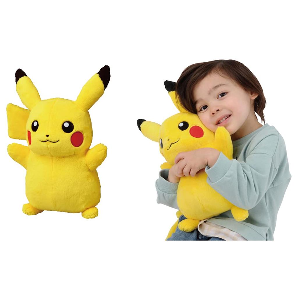 TAKARA TOMY «Карманные монстры тугие! Мягкая игрушка «Говорящий Пикачу» Покемон Для детей от 3 лет и старше Соответствует стандартам безопасности игрушек Сертификация ST Mark Покемон