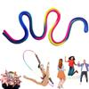 3 Meter Gymnastics Rope Rainbow Rhythmic Gymnastics Rope Sports Training Competition Rope DIY Braid