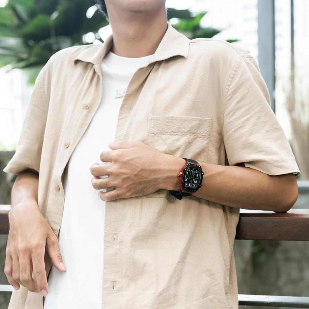 Ice Watch Genuine Watch Ice Boliday Black Red 023316 Silicone Belt [Ice Watch] [ICE Boliday] Men's Multi-Function