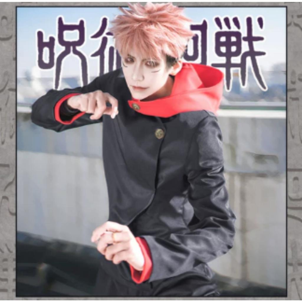Jujutsu Kaisen Синяя Спиральная Пряжка Посох Годжо Гоко Юуджин Косплей Аниме Костюм
