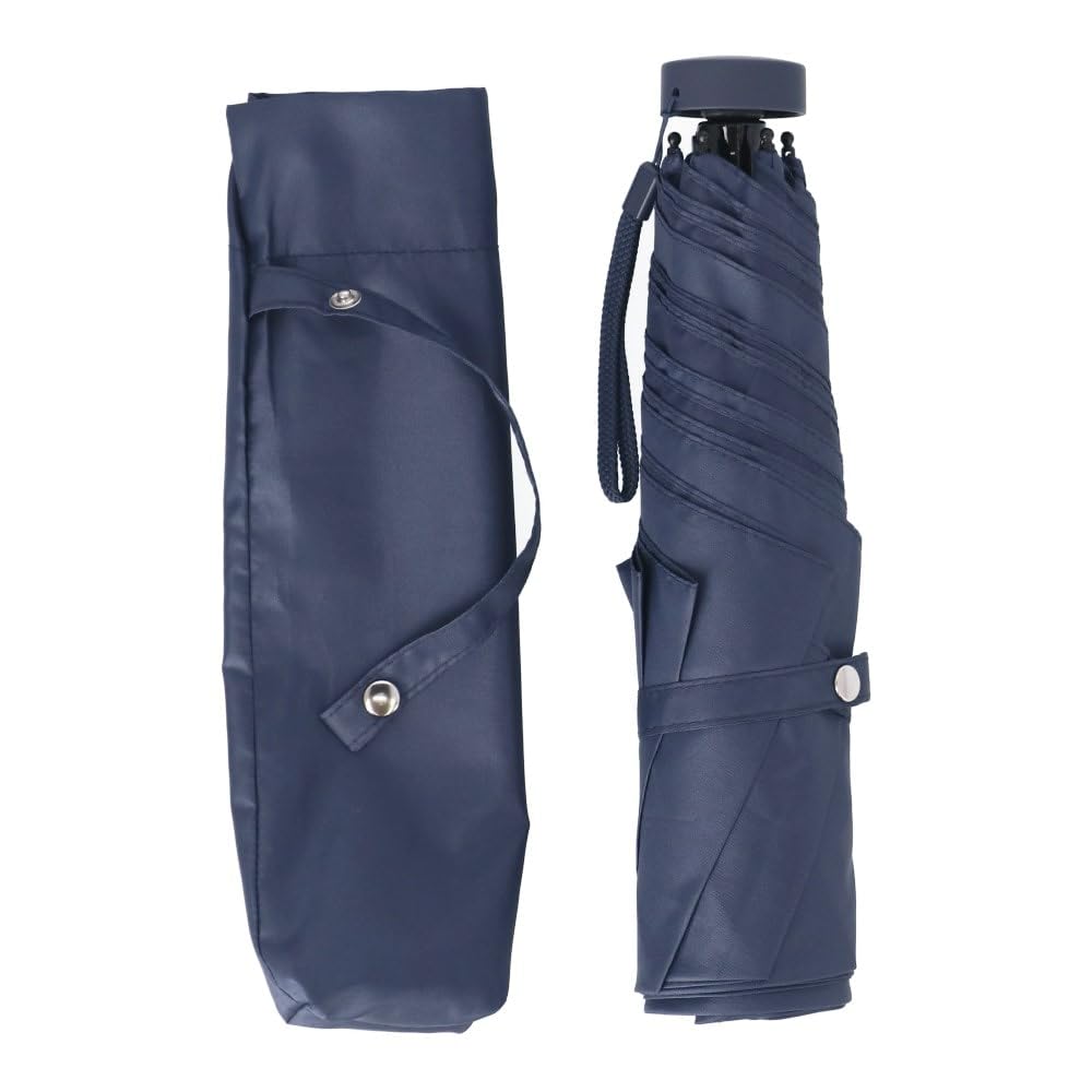 Konan Оригинальный LIFELEX Ветрозащитный Складной Мужской Зонт 60 см, Темно-синий,