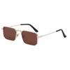 Rectangle Sunglasses Women Metal Frame Glasses Vintage Brand Square Sun Glasses for Men Shades Female Eyewear