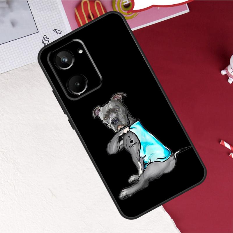 Чехол для Realme 15 Pro GT7 GT6 10 11 12 13 14 Pro Plus C55 C71 C75 C67 C63 C61 C53 C35 C65 с изображением собаки Питбуль