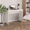 VidaXL Desk White High Gloss 90x40x72 Cm Engineered Wood 800384