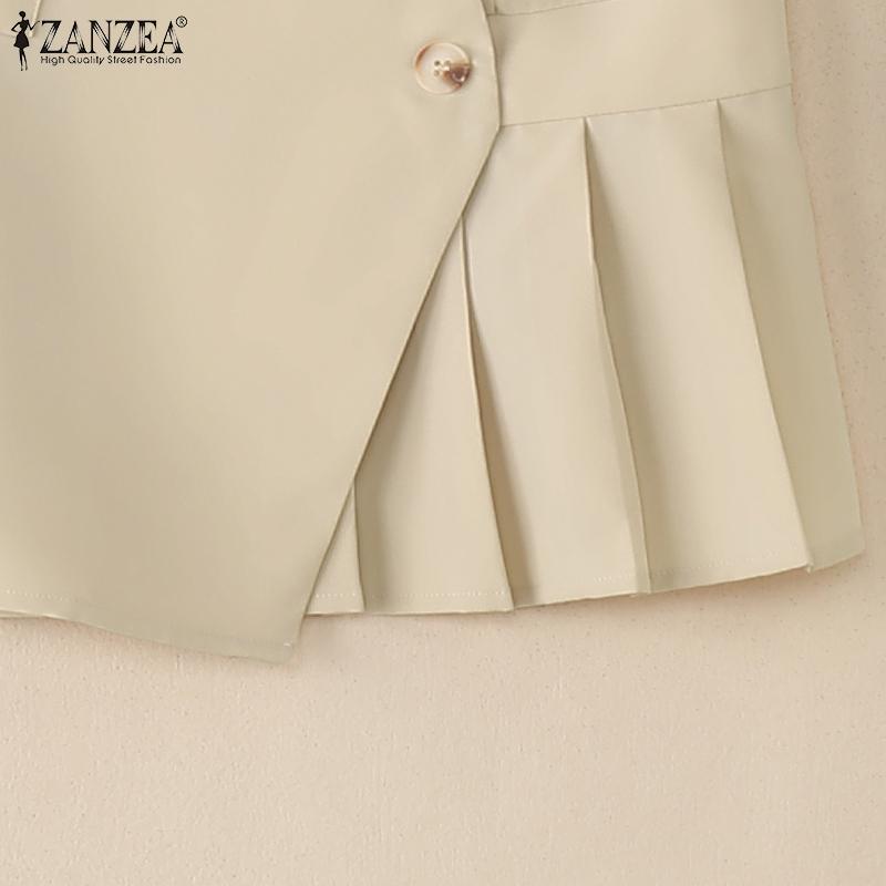 ZANZEA Women Summer V-Neck Casual Sleeveless Vest Tops