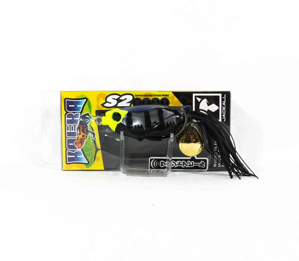 Jackall Kaera S2 Лягушка-приманка Soft 55 мм 14 грамм Плавающая приманка Черный (0640)