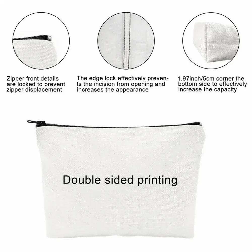Large Capacity Polyester Witchcraft-Themed Zipper Pouch Double-Sided Print, Lightweight & Foldable Festivals, and Fans of Magic
