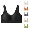 Women's Seamless And Comfortable Underwear, Large Size, Large Chest, Small Display, Gathered Full Face Bra