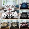 Viking Duvet Cover Scandinavian Folklore Motifs Bedding Set Microfiber Northern Germanic Culture Vikings Wolf Celtic Quilt Cover