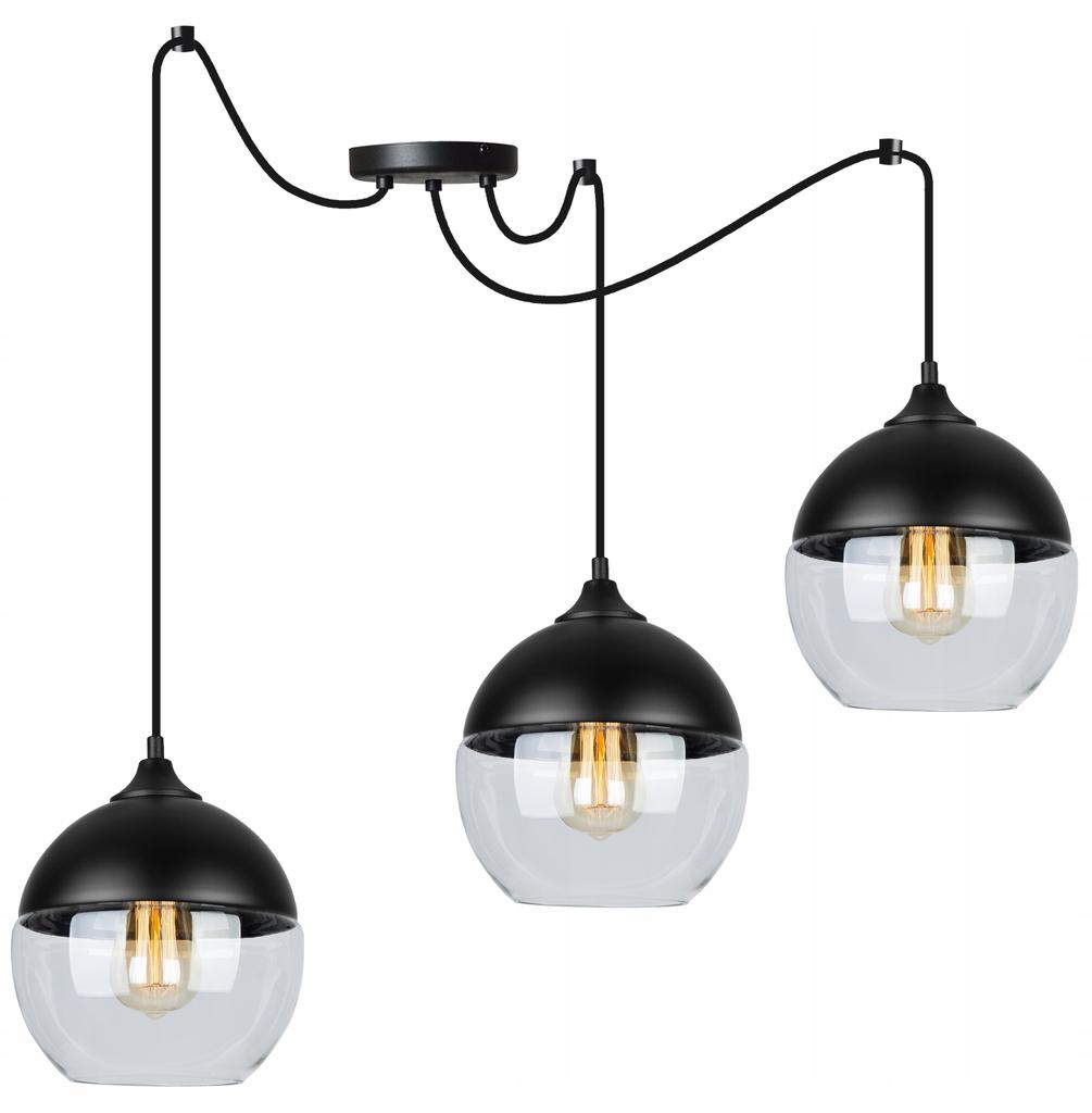 ELEGANT SPIDER HANGING LAMP GLASS SHADE