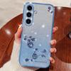 Case for Samsung Galaxy A05s 4G, Glitter Flower, blue