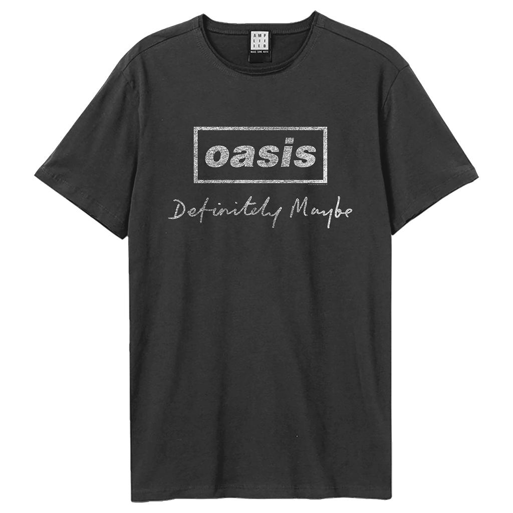 Amplified Унисекс Взрослая Definitely Maybe Потертая футболка Oasis