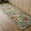 Коврик для кухни с цветочным узором Fleur 50x240 Blue Wilton Weave Rug