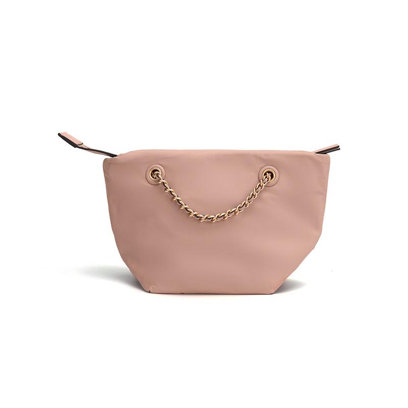 Tory Burch Сумка через плечо Ella с тканым ремешком-цепочкой из переработанного нейлона, маленькая женская сумка, розово-розовый 160183-650