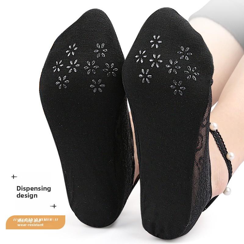 Носки Pearl Boat Socks, летние, тонкие, универсальные, с глубоким вырезом и завязками, невидимые, женские, с завязками Pearl, не спадают и незаметны.