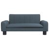 VidaXL Canapé pour enfants gris foncé 70x45x30 cm tissu 3196270